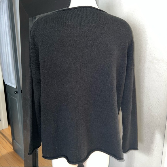 Gilli Hello Beautiful Black Embroidered Sweater - Small - Picture 7 of 10